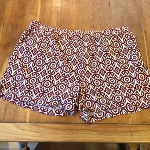 Washable linen shorts